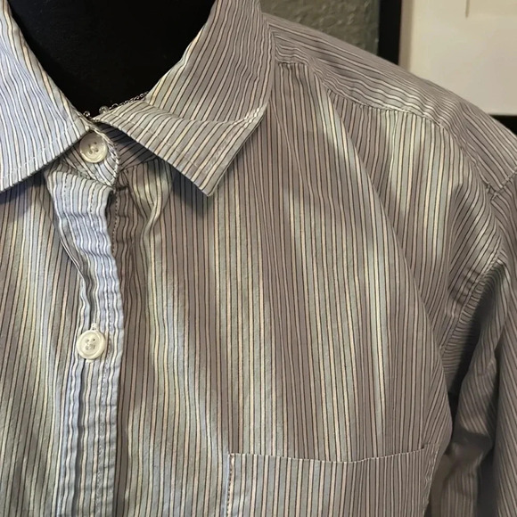 Blue Cabi Long Sleeve Button Up - Picture 2 of 4